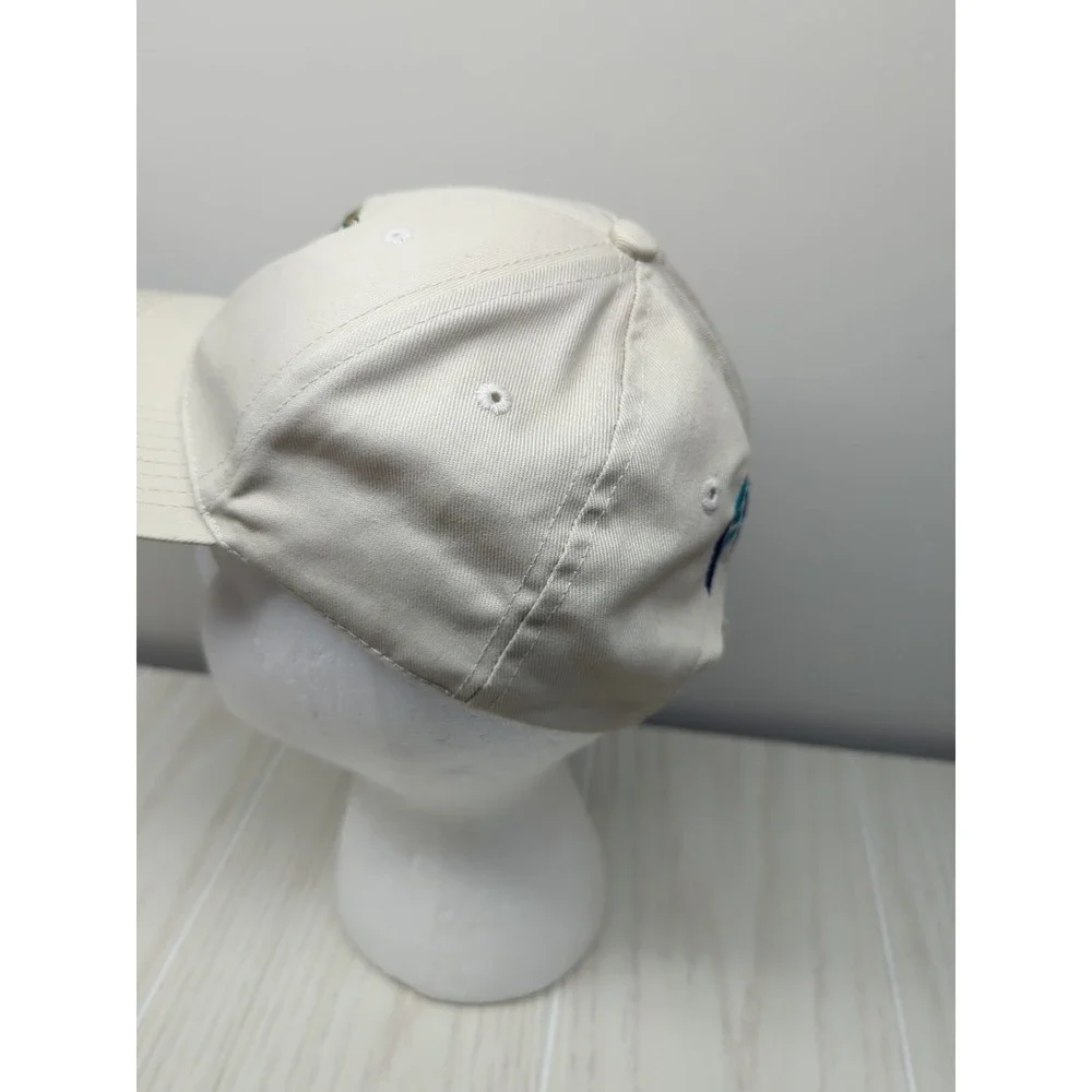 Greensboro Grasshoppers NC Fidelity bank Youth khaki tan baseball hat cap adjust